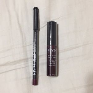 NYX Lip Cream and Liner
